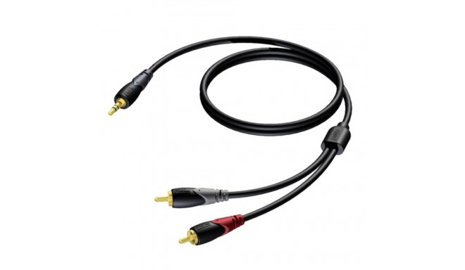 3,5 MM JACK MALE STEREO -2X RCA/CINCH MALE 5 M