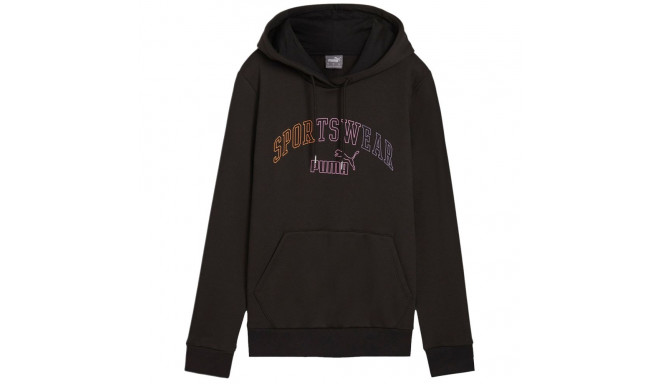 Bluza damska Puma Ess+ Logo LAB Hoodie FL czarna 682987 01 L