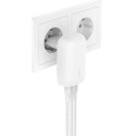 Belkin WCC002VFWH mobile device charger Laptop, Smartphone, Tablet White AC Fast charging Indoor