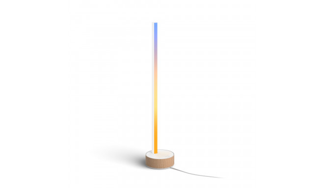 Philips Hue Gradient Signe oak -älypöytävalaisin, tammi/valkoinen