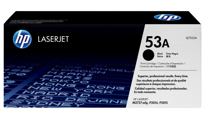 HP 53A -lasertoonerikassett, must