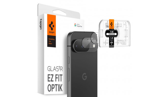 OSŁONA APARATU SPIGEN OPTIK.TR ”EZ FIT” CAMERA PROTECTOR 2-PACK GOOGLE PIXEL 9 CRYSTAL CLEAR