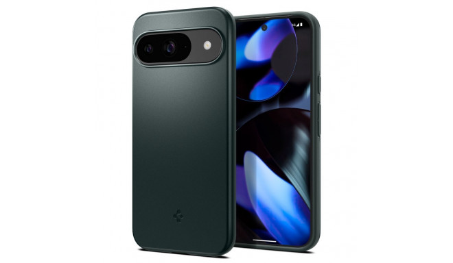Kaitseümbris Thin Fit, Google Pixel 9 Pro / Pixel 9, tumeroheline, õhuke, Spigen