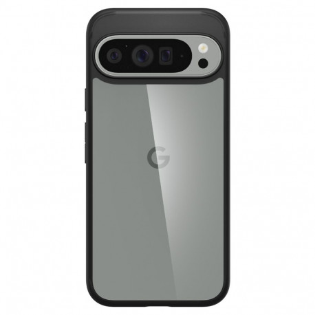 Kaitseümbris Ultra Hybrid, Google Pixel 9 Pro XL, läbipaistev musta äärega, Spigen