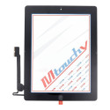 MUSTTBY Touch screen + back sticker + Home for iPAD 4 (black)