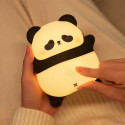 Lampka nocna Śpiący Panda Art Deco dotykowy