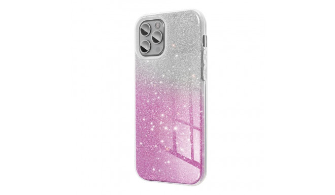Case for iPhone 16 PLUS Shining transparent pink