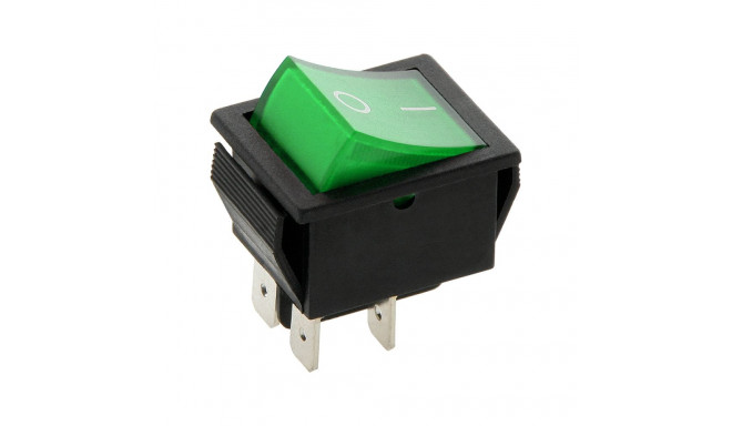 8850# mk621 roheline 12v valgustatud lüliti (10 tk.)