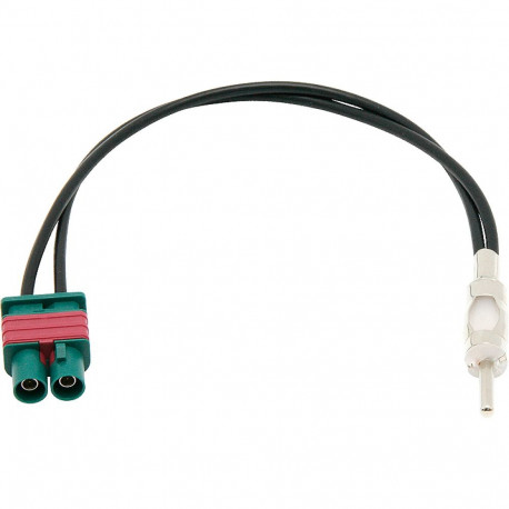 1973# Auto antenni adapter double-fakra(m)-din pistik