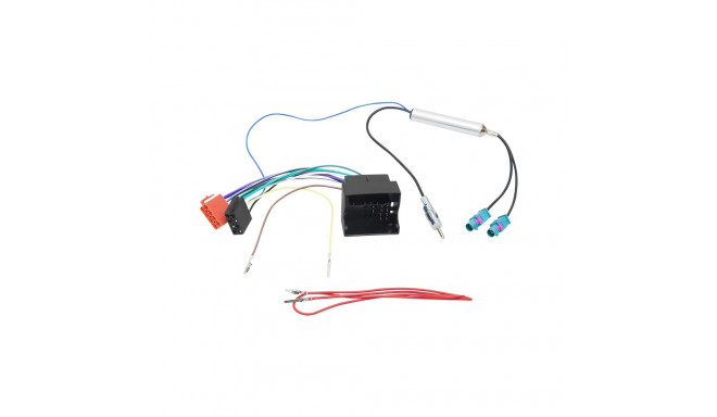 1345# auto pistik vw, skoda-iso+separaator 2xfakra-din