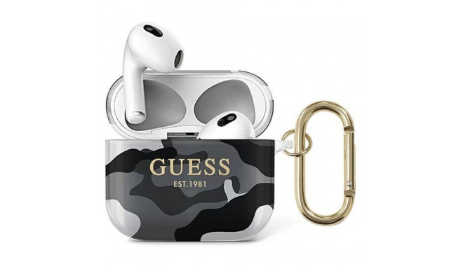 Guess Guess GUA3UCAMG AirPods 3 cover black/black Camo Collection