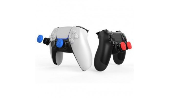 - iPega P5029 Silicone Thumb Caps for PS5/PS4 4pcs Red/Blue