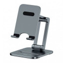 Baseus - Baseus LUSZ000013 Folding Phone Holder with Flexible Arm Gray