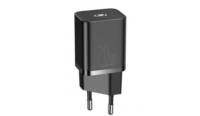 Baseus - Baseus CCSUP-B01 Super Si Quick Charger USB-C 20W Black