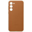 Samsung - EF-VS916LAE Samsung Leather Cover for Galaxy S23+ Camel