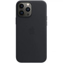 Apple - MHKA3ZE/A Apple MagSafe Leather Cover for iPhone 12 mini Black