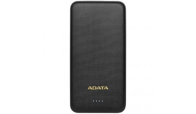 ADATA POWER BANK USB 10000MAH BLACK/PC100-14BK