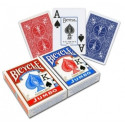 Bicycle Jumbo Blister Pack 2 Decks (Blue And Red)