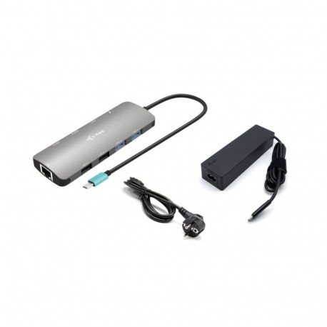 i-tec USB-C Nano 2x HDM I + laadija 100W