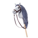 Horse on a stick HOPPIHORSE Hobby Horse A4 gray