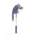 Horse on a stick HOPPIHORSE Hobby Horse A4 gray