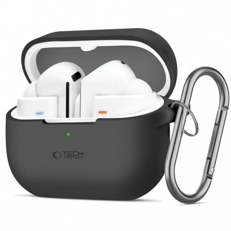 Tech-Protect case Silicone Hook Samsung Galaxy Buds 3/3 FE/3 Pro, black