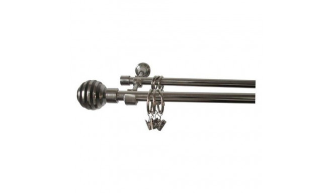 DOUBLE CURTAIN RAIL SET  240CM D16