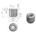 FURNITURE STAPLE K5 M6-12/12 10PCS