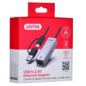 USB-C-Ethernet Adapter Unitek U1313C Hall 30 cm