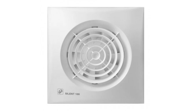 Bathroom fan Soler ampPalau SILENT 100 CHZ, with timer, 5210402300