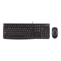 Logitech MK120 corded Desktop black USB (US)