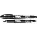 Black double marker 1-2 mm