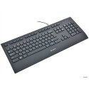 Logitech K280e Wired Keyboard, USB, US, Black