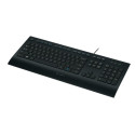Logitech K280e Wired Keyboard, USB, US, Black