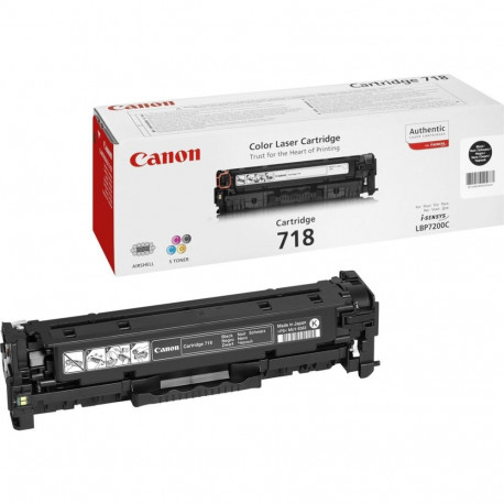Canon CRG-718 Bk originaal must toonerikassett 1 tk