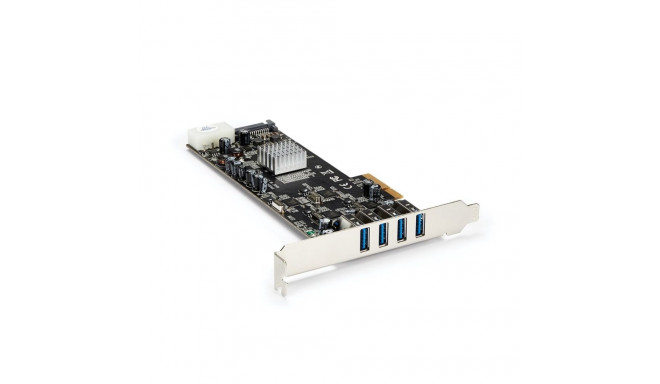 StarTech.com 4 Port USB 3.0 PCIe Card w/ 4 Dedicated 5Gbps Channels (USB 3.1 Gen 1) - UASP - SATA / 