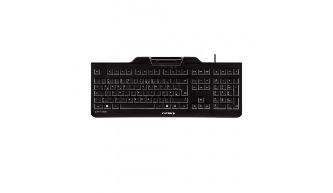 CHERRY KC 1000 SC kontoriklahvistik USB QWERTZ saksa must