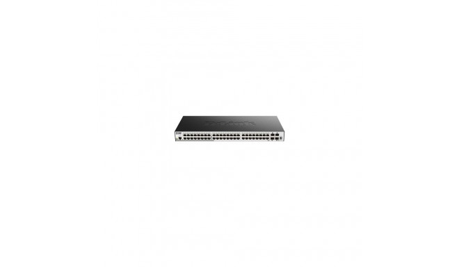 D-Link DGS-1510-52X/E network switch Managed L3 Gigabit Ethernet (10/100/1000) 1U Black