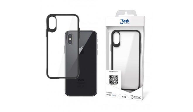 3mk Satin Armor Case+ case for iPhone X / XS - transparent