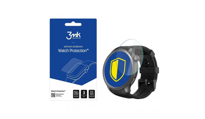 3mk Watch Protection™ hybrid glass v. FlexibleGlass Lite on Amazfit Balance