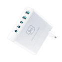 3mk Hyper Charger GaN USB / USB-C QC PD 140W wall charger white