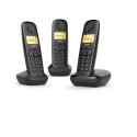 Gigaset Wireless Phone A170 Trio Black