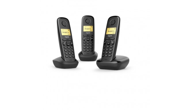 Cordless Phone Gigaset A170 Trio Black