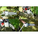 Electric Telescopic Hedge Trimmer & Pruner 1000W Ikra Mogatec ITHK 1000 2in1