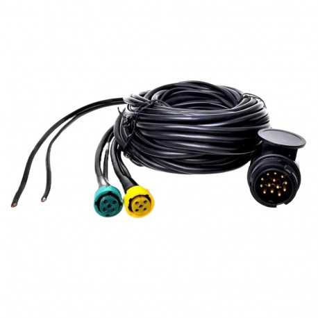 Juhtmesari 7m 13pin + 2x5pin +5m DC