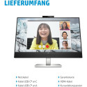 "68,6cm/27"" (2560x1440) HP E27m G4 Conferencing Monitor 16:9 QHD IPS 5ms 75Hz DP HDMI USB-C Webcam 
