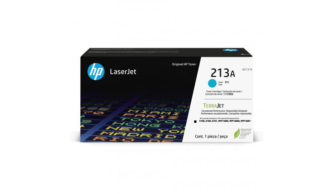 "HP Toner 213A W2131A Cyan bis zu 3.000 Seiten"