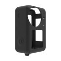 Silicone case Puluz for DJI Osmo Action 4/3 with lens cover (black)