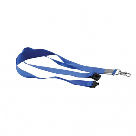 Collar with quick carabiner FOROFIS 45x2cm blue