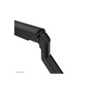 NEOMOUNTS Next Slim Desk Mount single display topfix clamp/grommet black